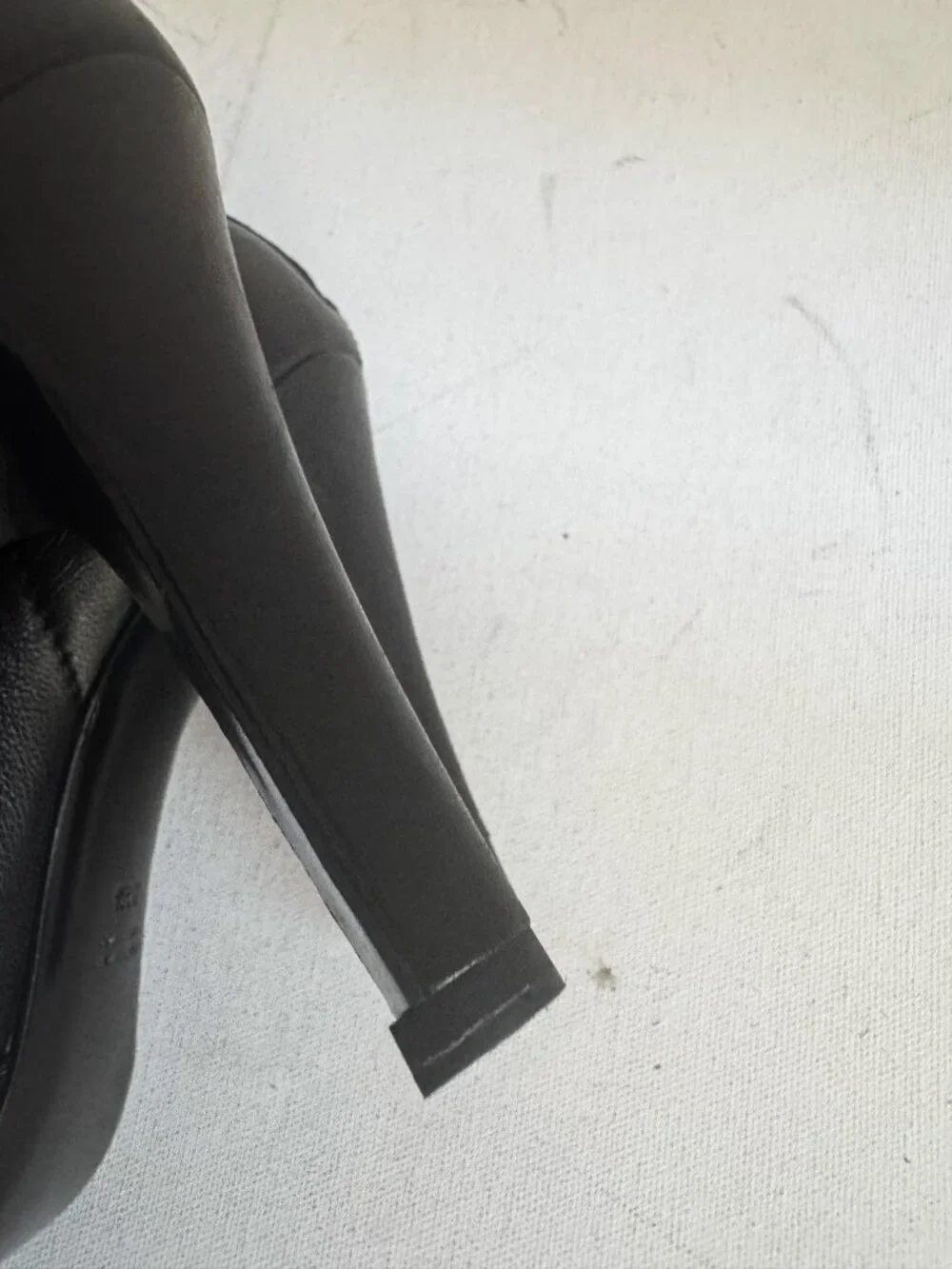 Laurence Dacade Paris Black leather Over the knee Boots 39.5